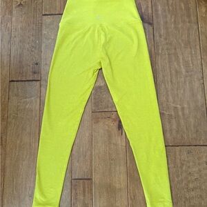 Beyond Yoga Yellow High-Waisted Leggings